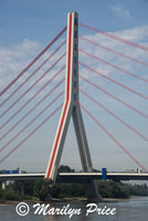A bridge over the Rhine River, Germany