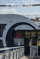 Boarding our ship, Mainz, Germany