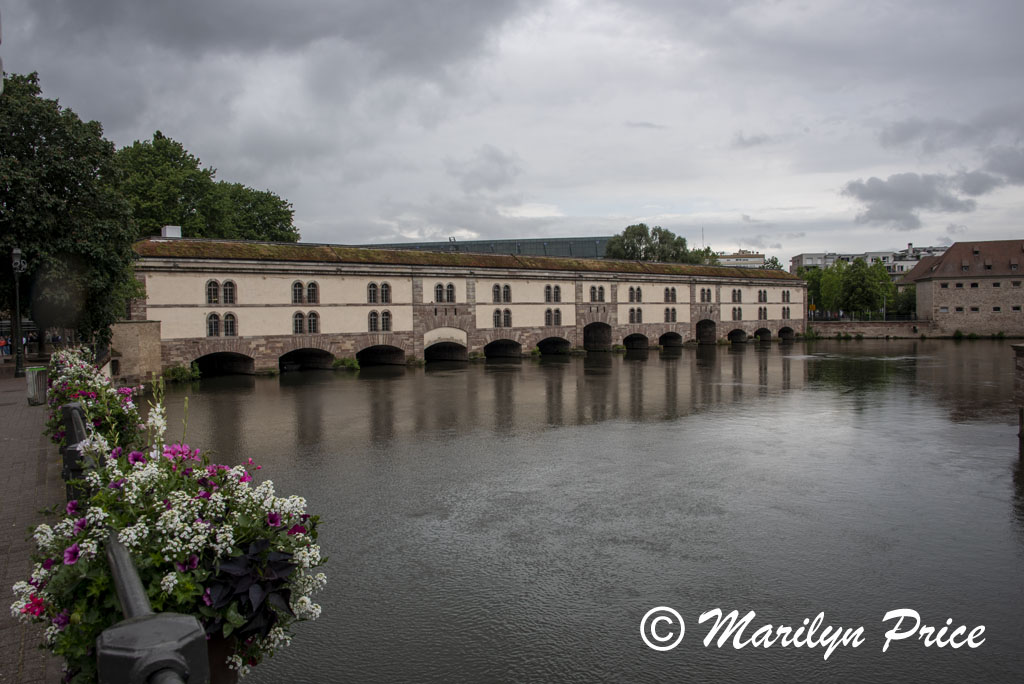 Building over the river, Strasbourg, France