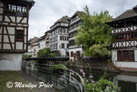 Buildings along the canal, Strasbourg, France