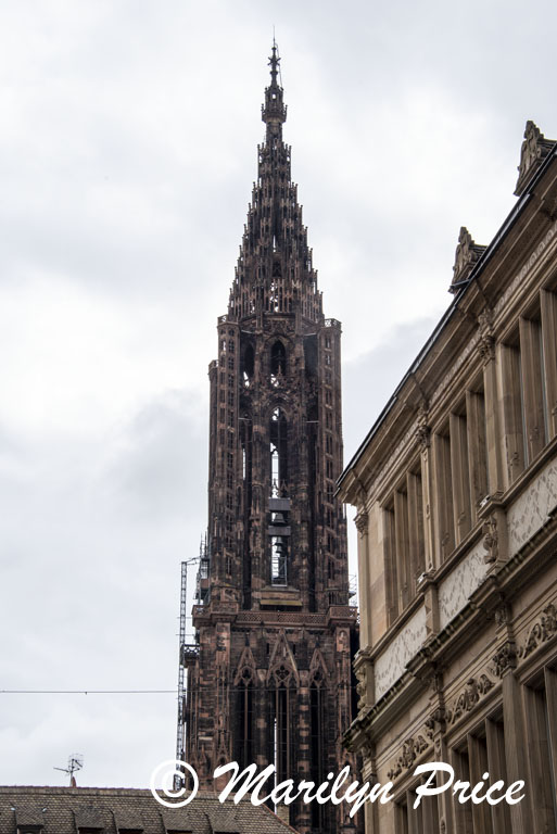 Cathedral steeple, Strasbourg, France