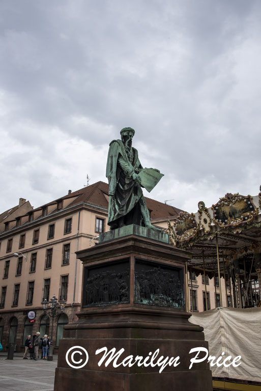 Statue of Gutenberg, Strasbourg, France