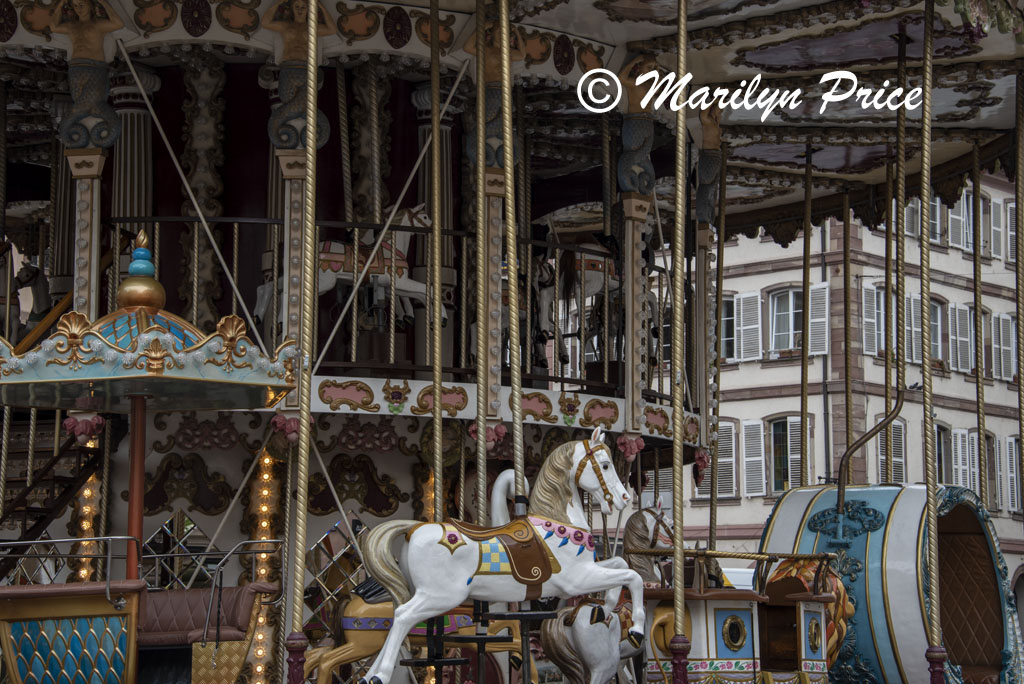 Carousel in Gutenberg Plaza, Strasbourg, France