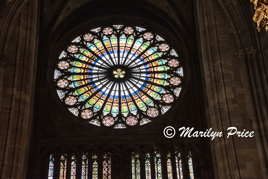 Rose window, Cathedral, Strasbourg, France