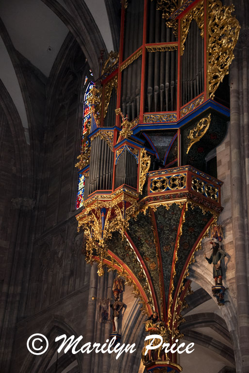 Organ pipes, Cathedral, Strasbourg, France