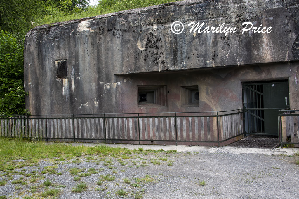 Entrance to the Maginot Line bunker, Lembach, France