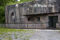 Entrance to the Maginot Line bunker, Lembach, France