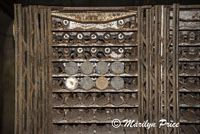 Rack of cannon shells, Maginot Line bunker, Lembach, France