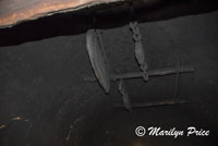 Blackened ceiling of the farmhouse kitchen, Open Air Museum, Black Forest, Germany