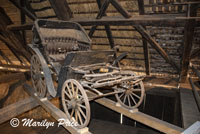 Carriage at the farmhouse, Open Air Museum, Black Forest, Germany