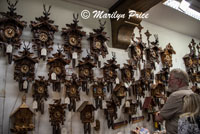 Cuckoo clocks for sale, Hornberg, Germany