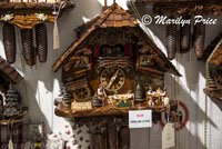 Cuckoo clocks for sale, Hornberg, Germany