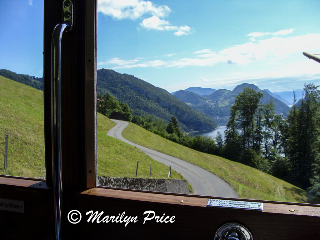 Hiking trail up Mt. Pilatus, Switzerland