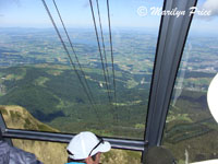 Descending in the cable car, Mt. Pilatus, Switzerland