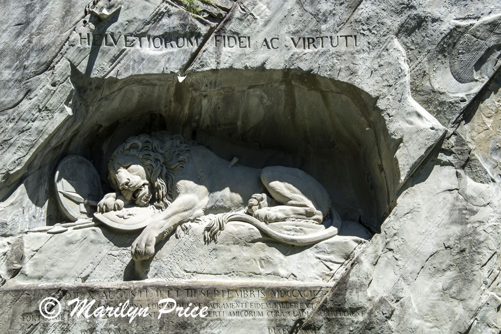 Lion carving, Lucerne, Switzerland