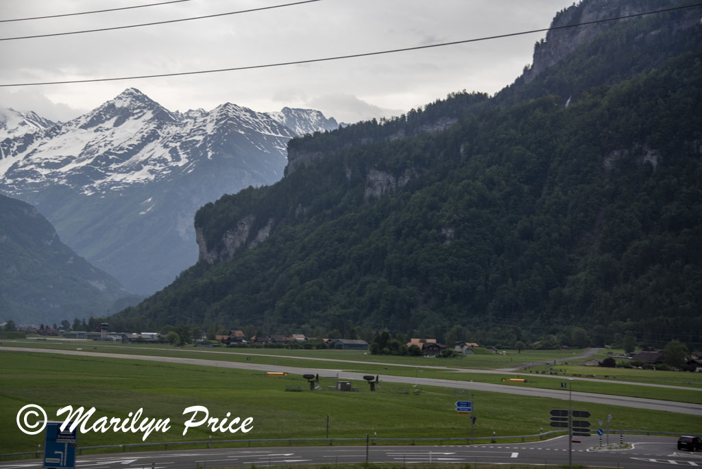 Mountains on the road to Interlaken, Switzerland
