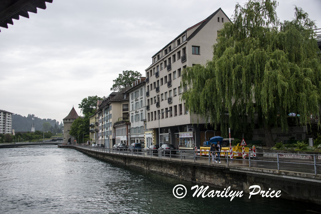 Buildings along the river, Lucerne, Switzerland