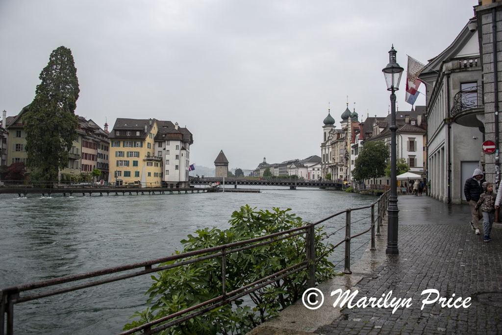 Along the river front, Lucerne, Switzerland