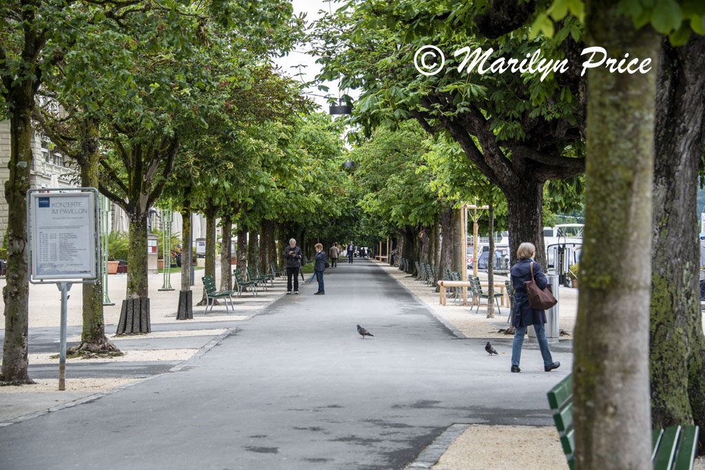 Promenade near the lake front, Lucerne, Switzerland
