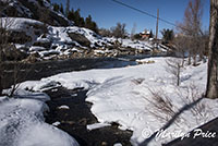 Soda Creek flows into the Yampa River, Steamboat Springs, CO