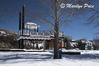 Playground equipment that looks like a riverboat, West Lincoln Park, Steamboat Springs, CO