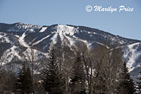 The ski area from West Lincoln Park, Steamboat Springs, CO