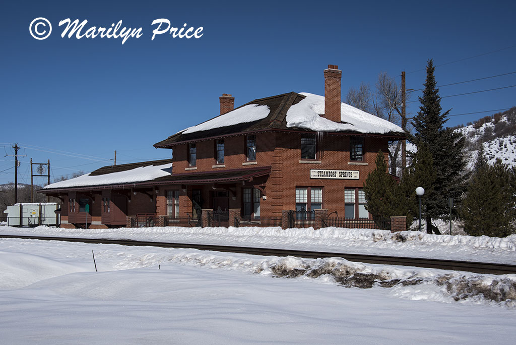 Former train station, now an art school, Steamboat Springs, CO