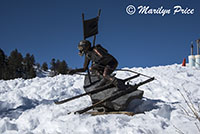 Steamboat Spirit, a statue near Howelsen Ski Area, Steamboat Springs, CO