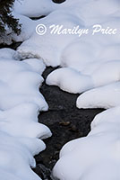 Snow and boulders, Fish Creek Falls area, Steamboat Springs, CO