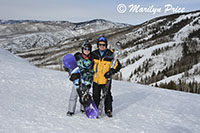 Carl and Kelly on the slopes (local photographer), Steamboat Springs, CO