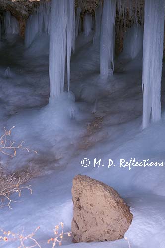 Mossy Cave and perpetual ice, Bryce Canyon National Park, UT