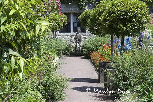 Path in the Italian Garden, Hatley Castle, Victoria, BC