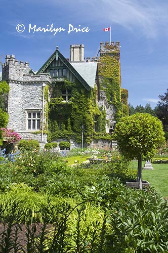 Hatley Castle from the Italian Garden, Victoria, BC