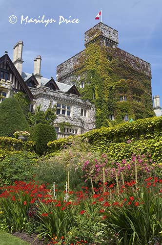 Hatley Castle from the Italian Garden, Victoria, BC