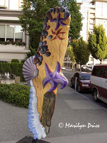 Painted bird, Victoria, BC