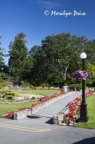 Entrance to the grounds at Government House, Victoria, BC