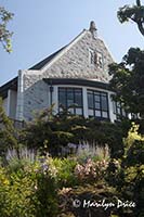 Government House from the Terraces garden area, Victoria, BC