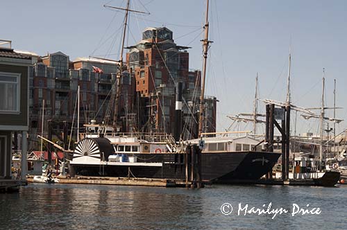Sidewheeler, Fisherman's Wharf, Victoia, BC