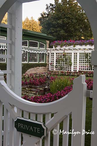 Private garden, Butchart Gardens, Victoria, BC