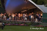Dancing in the bandstand, Concert Lawn, Butchart Gardens, Victoria, BC