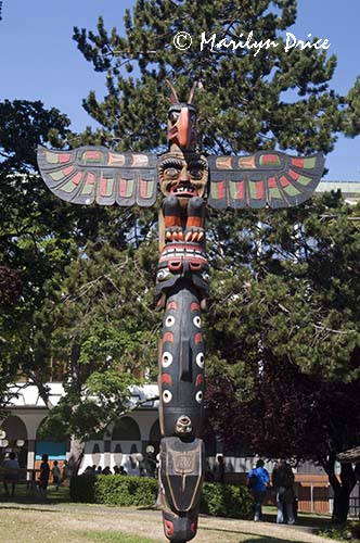 Totem poles, Victoria, BC
