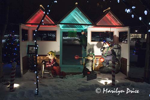 Christmas decorations at City Hall, Westminster, CO