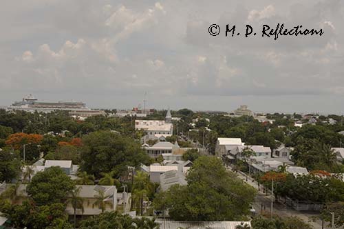 Downtown Key West from the lighthouse, Key West, FL