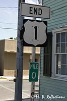 Mile marker 0 for US 1, Key West, FL