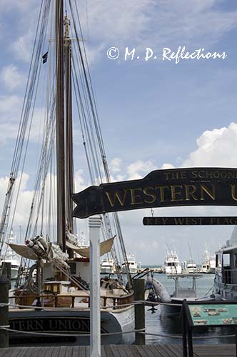 Berth for the schooner Western Union, build in Key West, FL