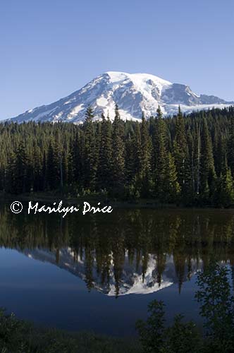Mt. Rainier and Reflection Lake